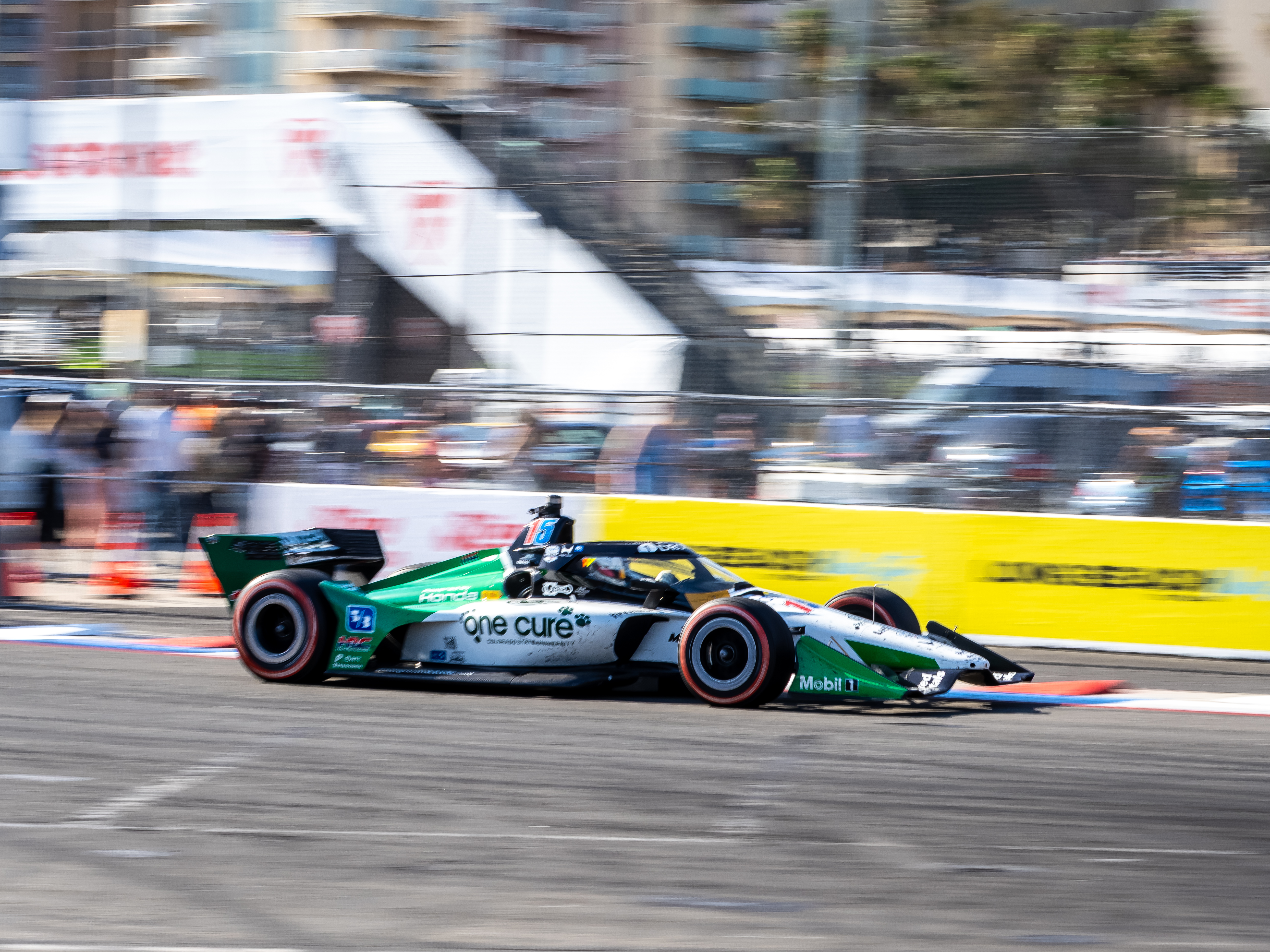 Purpose in Paint: Rahal’s No. 15 Honda Returns to Long Beach in One Cure Colors